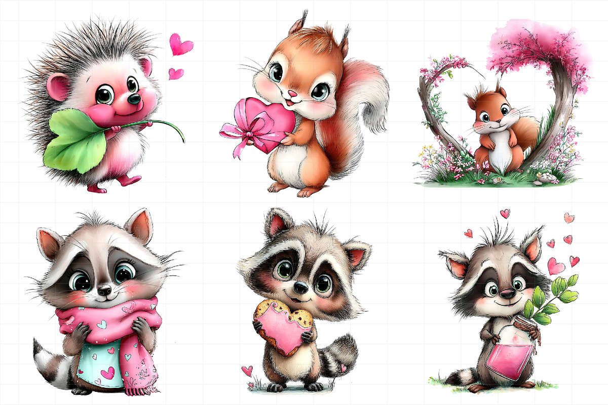 Woodland Romance Clipart, an Illustration by Daily.Designs (Photo 7 of 8)