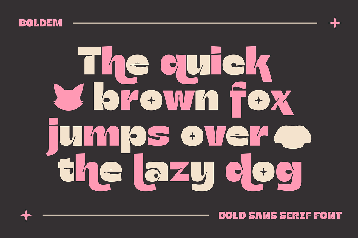 Boldem Bold Sans Serif Font, a Sans Serif Font by Graphue (Photo 5 of 9)