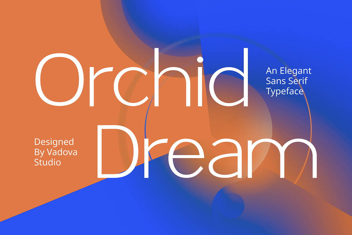 Orchid Dream – Elegant Sans Serif, a Sans Serif Font by Vadovastd (Photo 1 of 7)