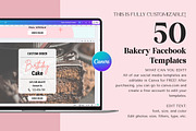 Bakery Facebook Canva Post Templates, a Social Media Template by Snapybiz (Thumbnail 8 of 9)