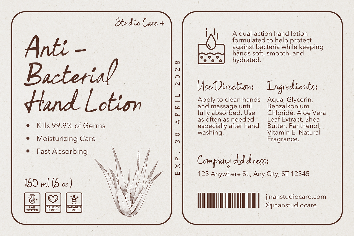 Billbrown – Organic Handwritten Font, a Handwritten Font by Ainun Jinan (Photo 6 of 9)