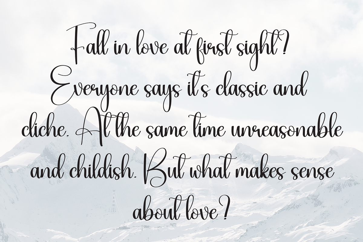 Romantic | Script Font, a Handwritten Font by Scratchones (Photo 6 of 9)