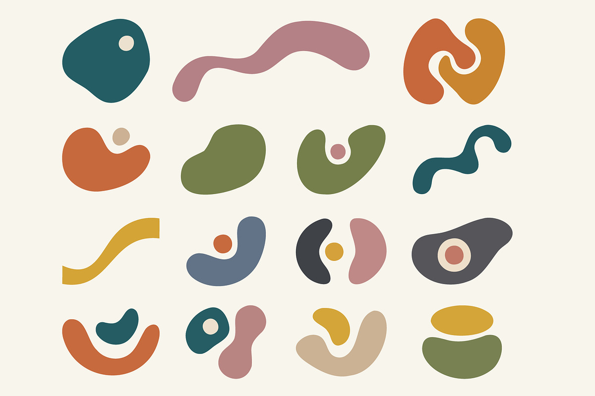 Abstract Organic Vector Shape Design, an Object Graphic by zahidhossainalif (Photo 5 of 6)