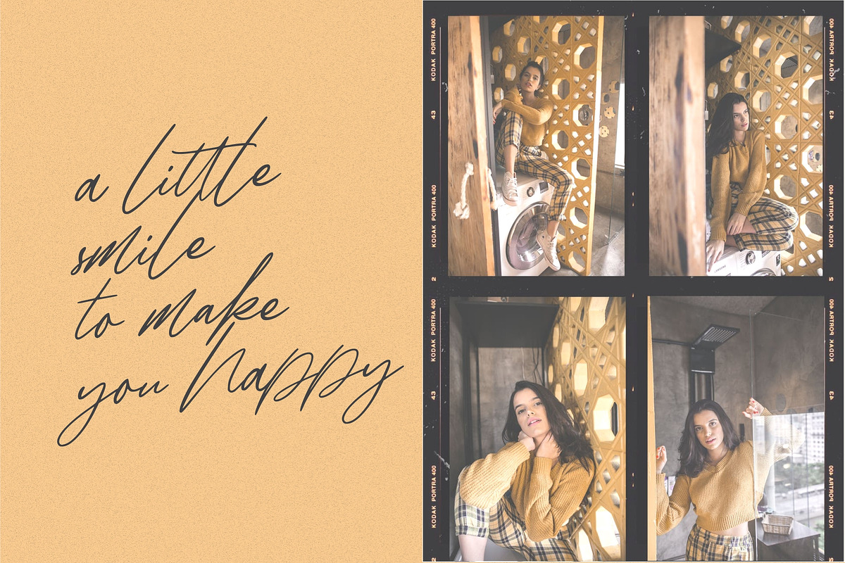Alinnea - Handwritten Font, a Script Font by Garisman Std (Photo 4 of 6)