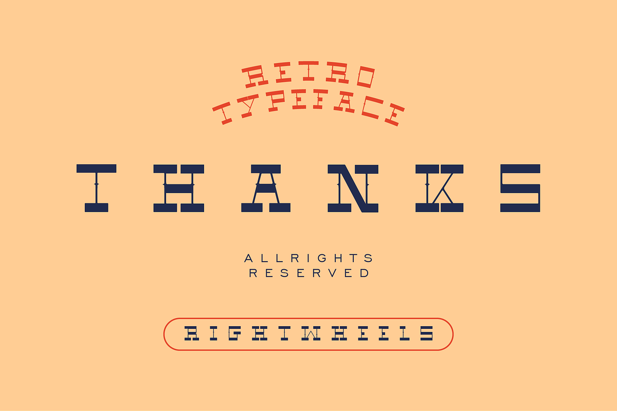 WOLKMAN - Retro Display Font, a Font by Rightwheels (Photo 10 of 10)