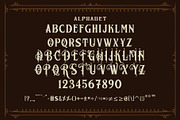 MORGANTATTOO + EXTRAS, a Blackletter Font by dansdesign (Thumbnail 4 of 6)