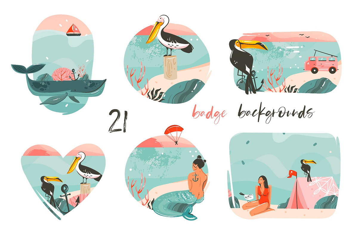 Mermazing Life 30% OFF!, an Animal Illustration by Anastasy_helter (Photo 8 of 21)