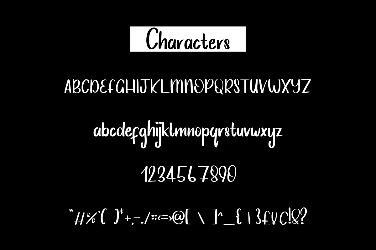 Ocean Shanty Cute Handwriting Font, a Sans Serif Font by Dancing with Ink (Photo 19 of 19)