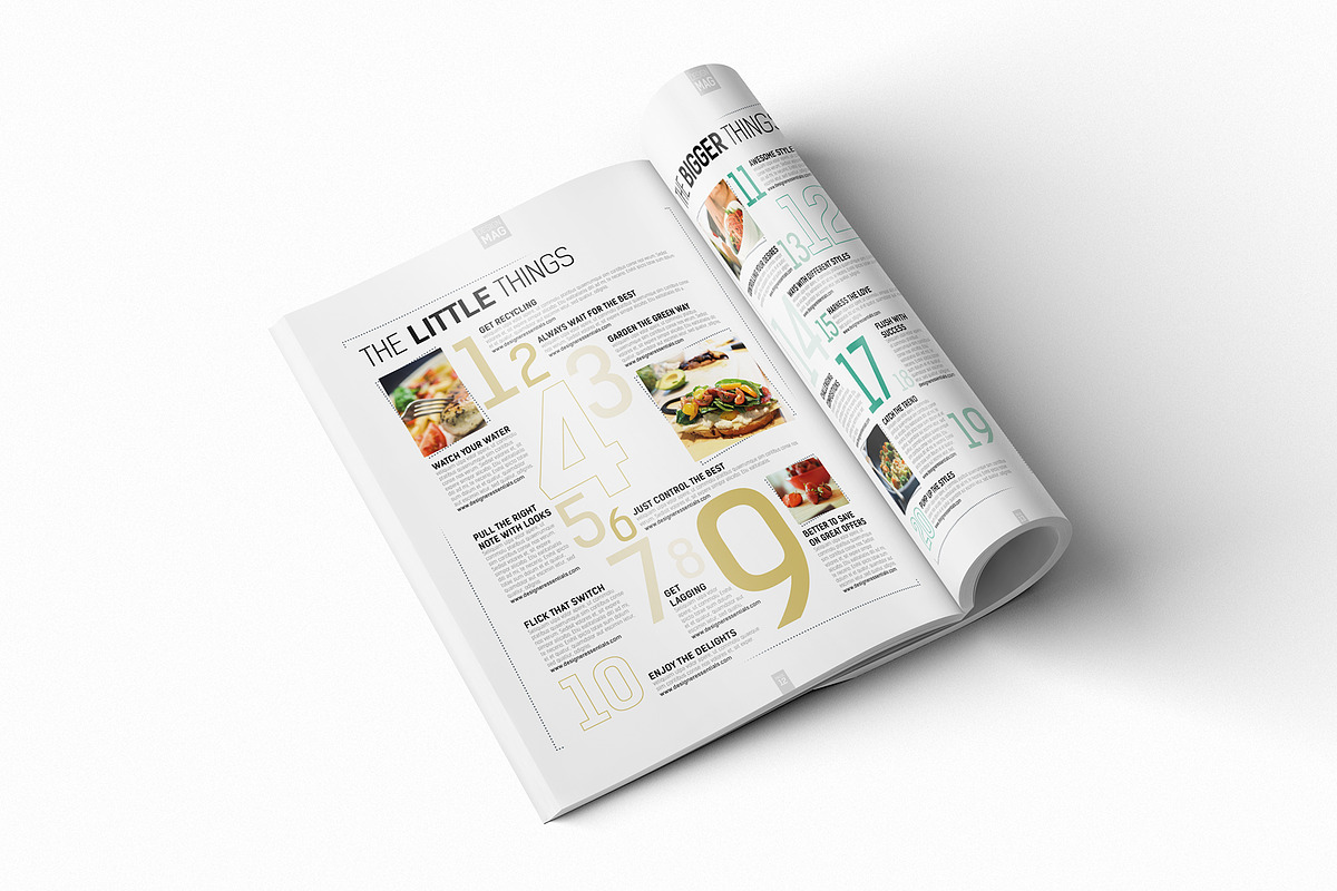 Magazine Template InDesign 08, a Magazine Template by Love Graphic Design (Photo 2 of 29)