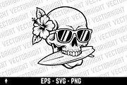 skull wearing sunglasses, an Animal Illustration by Vectorhight (Thumbnail 3 of 3)