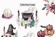 Glam Halloween Season of the Witch, a Seasonal Illustration by Catch the Dream Art (Thumbnail 3 of 10)