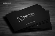 Sleek Minimal Business Cards, a Business Card Template by Galaxiya (Thumbnail 2 of 11)
