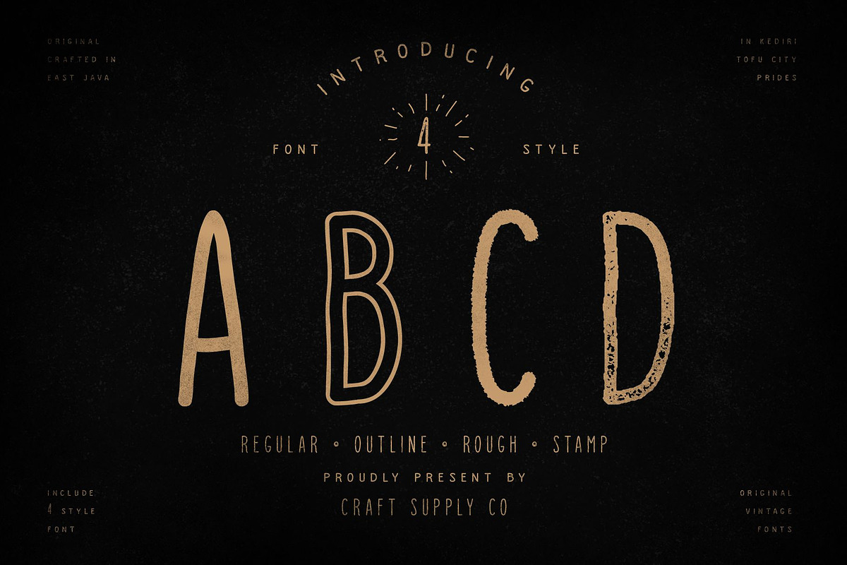Dutchy - Vintage Type Family +Extras preview 4