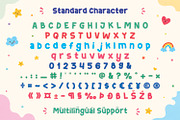 Rainbow Dots - Sticker Font, a Handwritten Font by Mozatype (Thumbnail 9 of 10)
