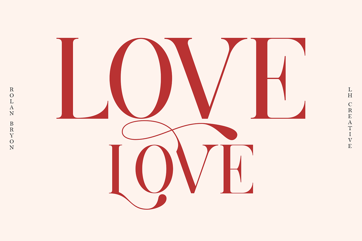 Roland Bryon Display, a Serif Font by LuhopCreative (Photo 18 of 18)