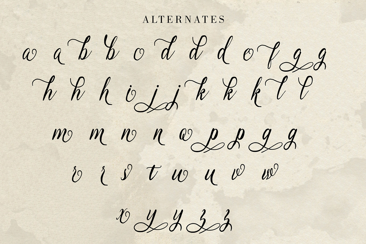 Mellowdy | A Calligraphy Script Font, a Script Font by Analogous (Photo 10 of 11)