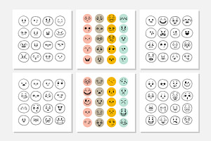 Set Of Smiley Faces. Emoji. Smile!