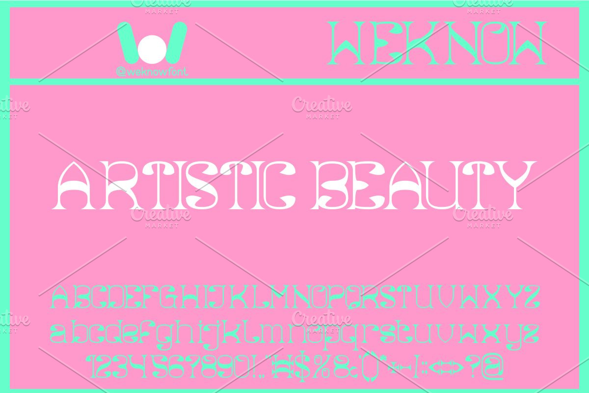 Natural Vibes font, a Serif Font by weknow (Photo 4 of 8)
