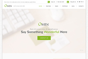 Omen Bootstrap Responsive Theme