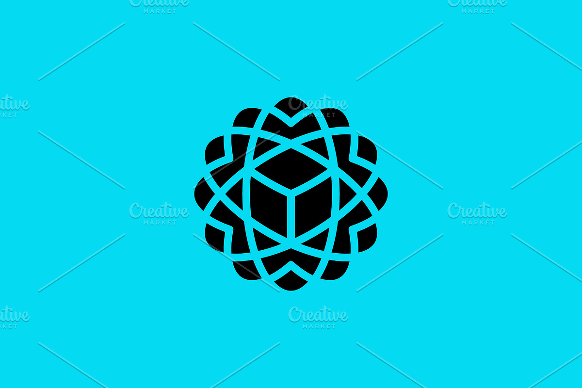 atomic cube innovation logo, a Branding & Logo Template by Rasagama Studio