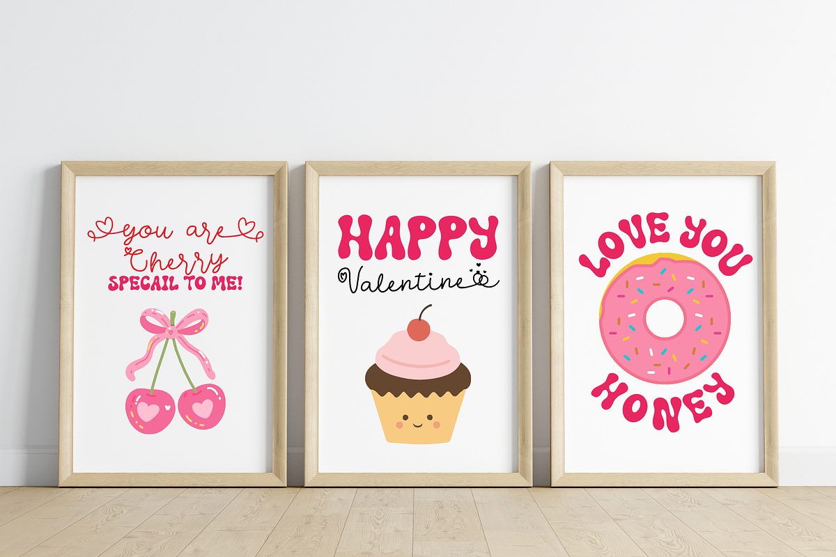 Love You Honey - Valentine Duo Font, a Handwritten Font by Brown Cupple (Photo 8 of 13)