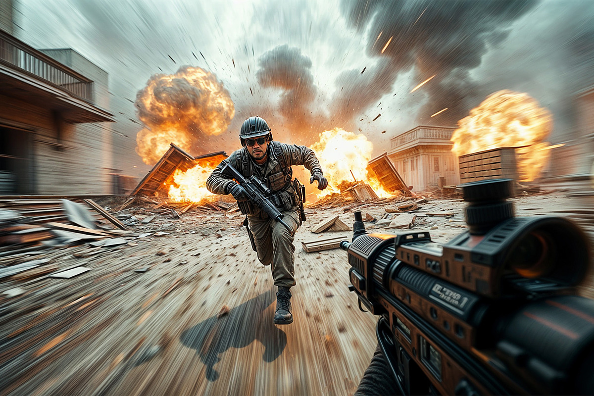 12 Modern Warfare Stock Photo Bundle, a Technology Photo by StockVerse Creative (Photo 13 of 13)