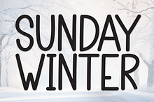 Sunday Winter | Script Font