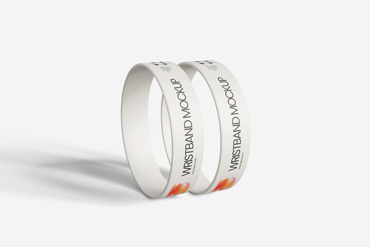 Silicone Wristband Mockup, a Product Mockup by MrLetters (Photo 5 of 5)