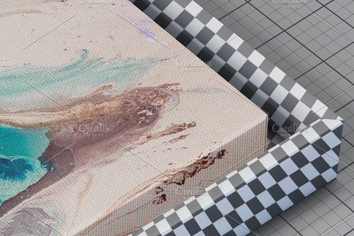 Wood Frame Canvas Mock-Up, a Pens & Pencil Mockup by desgiant (Photo 19 of 26)