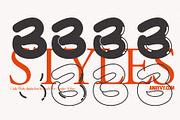 Curly Wurly | Retro Display Bubble, a Sans Serif Font by ana & yvy (Thumbnail 10 of 13)