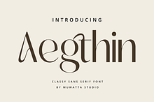 Aegthin Font