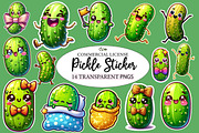 Pickle Sticker Clipart PNG, an Illustration by Designworld (Thumbnail 1 of 4)