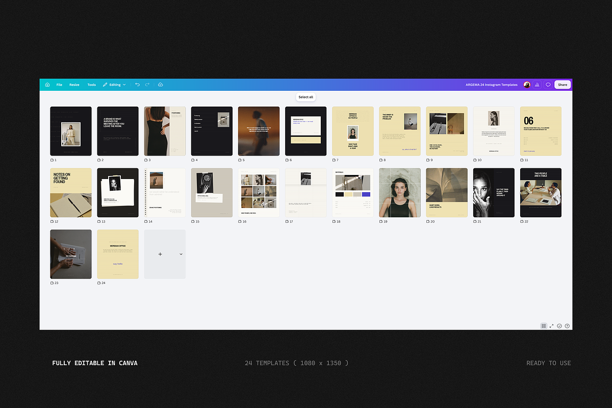 ARGEMA | Social Media Kit, a Social Media Template by The Muza (Photo 5 of 8)