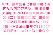 Pixel Patterns, a Symbol Font by HipFonts (Thumbnail 2 of 3)