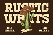 Rust Smoke–Vintage Western SlabSerif, a Slab Serif Font by MaikoHatta (Thumbnail 2 of 8)