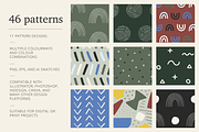 Boho Abstract Seamless Patterns, a Pattern Graphic by KT Designs (Thumbnail 2 of 8)