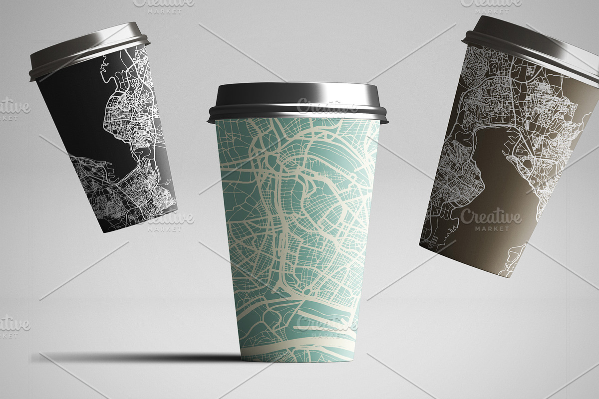 Dusseldorf Germany City Map in Retro, a Transportation Illustration by Booblgum (Photo 4 of 8)