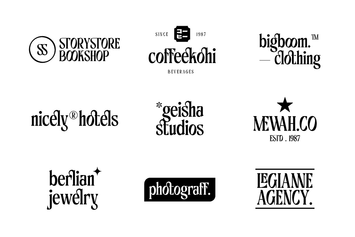 AO Katana - Display Typeface, a Serif Font by OwunStudio (Photo 9 of 21)
