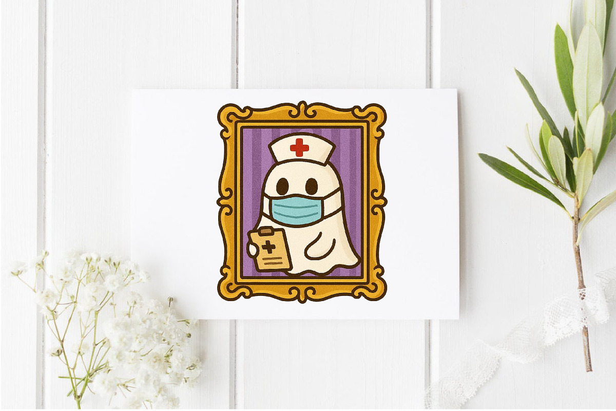 Halloween Cute Frame Clipart, an Illustration by Design Market (Photo 2 of 8)