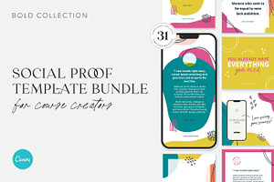 Bold Social Proof Template Bundle