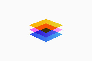 Color Colorful Gradient Layers Logo