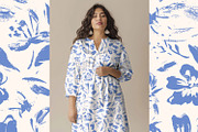 Blue Hand Painted Flowers, a Decorative Illustration by MalyskaStudio (Thumbnail 5 of 15)