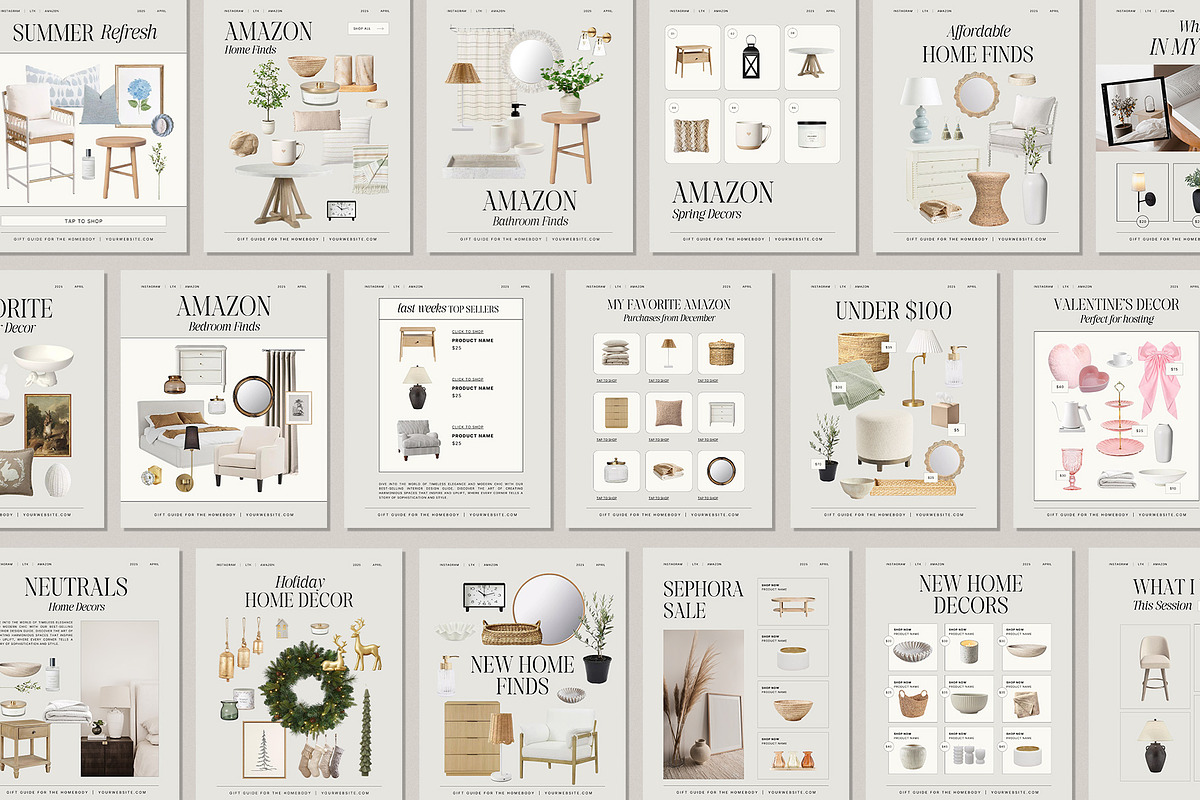 20 Canva LTK Instagram Template | Amare Creative
