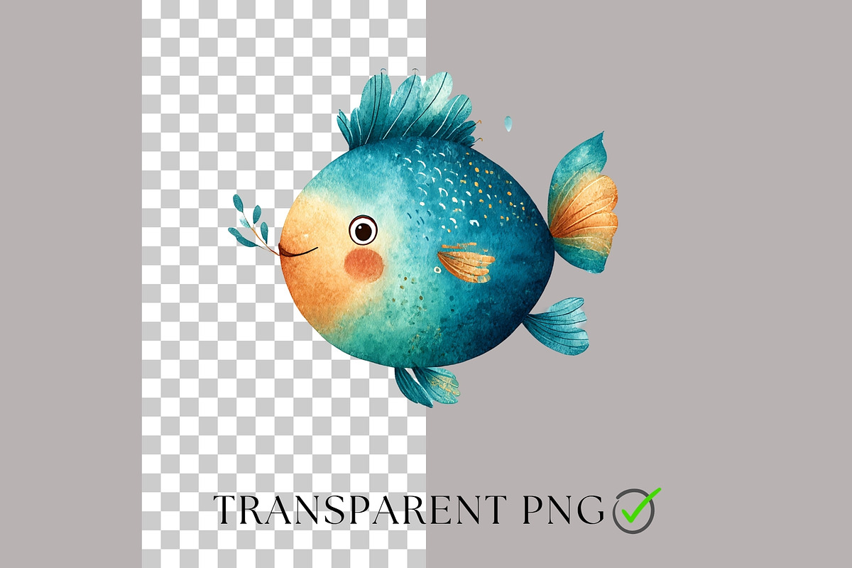 Sea Animals Clip Art Bundle, an Animal Illustration by Nicole Branger Art (Photo 3 of 19)