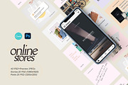 Online Shop Template PS CANVA, a Social Media Template by goodesign (Thumbnail 1 of 9)