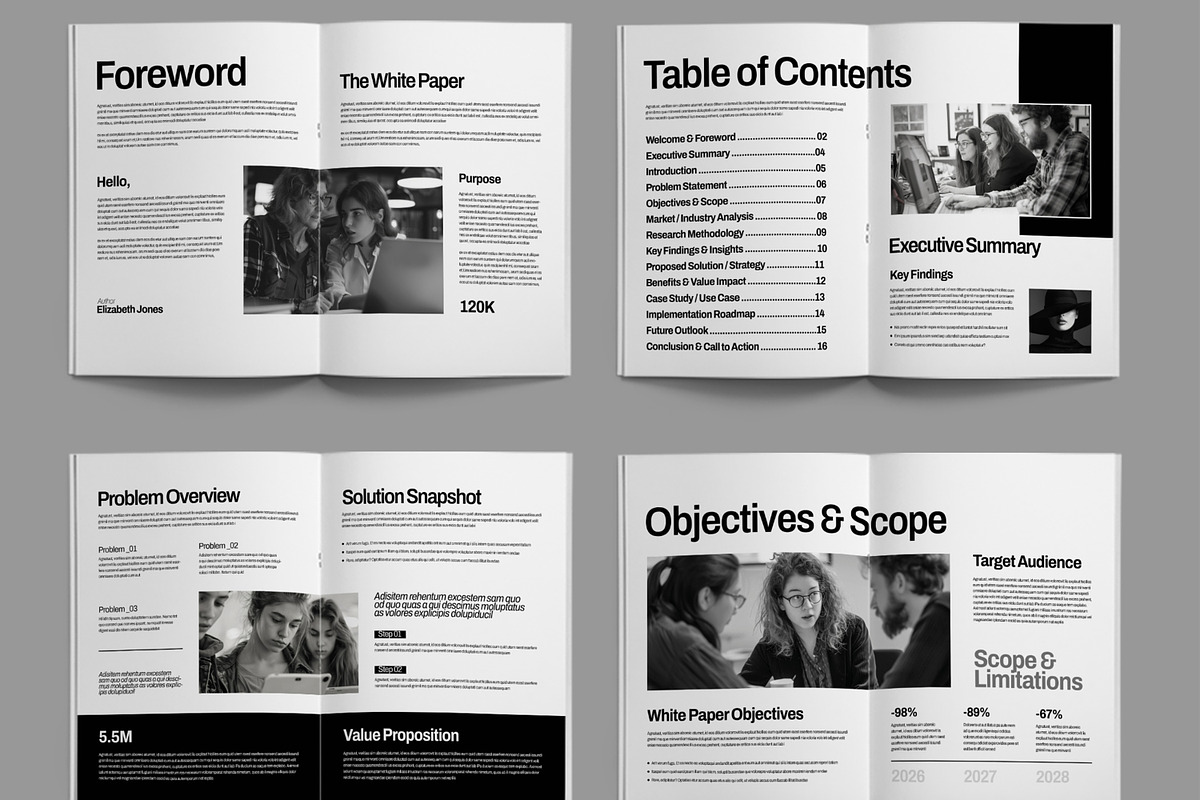 Modern Business White Paper, a Brochure Template by ContestDesign (Photo 2 of 3)
