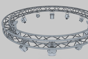 Circle Square Truss 400cm-Stage Ligh