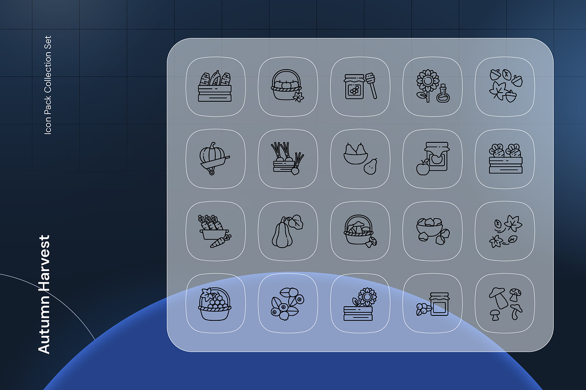 Autumn Harvest Icon, an Outline Icon by Nathaya Studio (Photo 2 of 2)