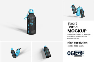Sport Bottle Mockup, a Product Mockup by bimockup
