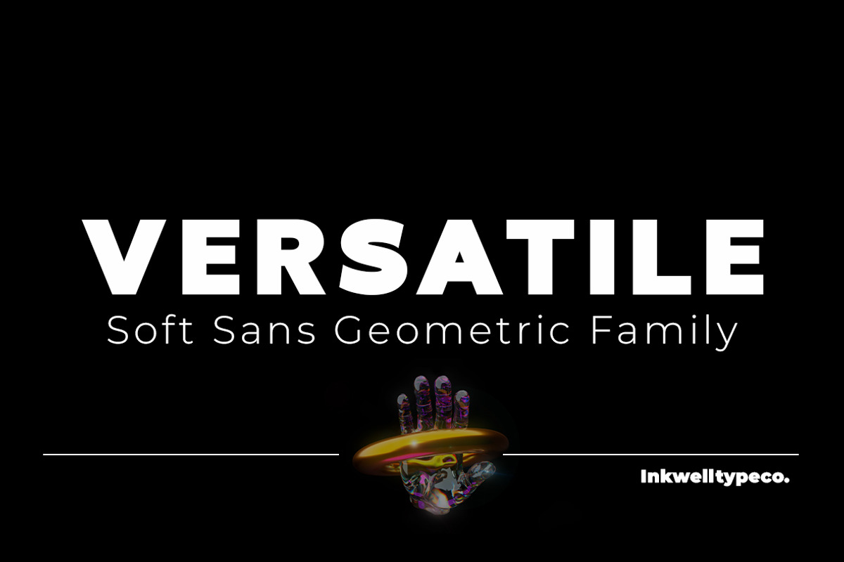 VERSATILE | Geometric Family, a Sans Serif Font by InkwellTypeCo (Photo 17 of 19)